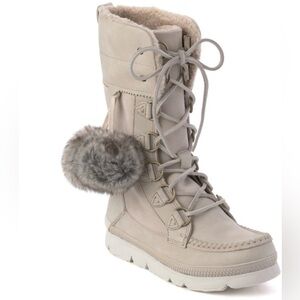 Manitobah Waterproof Pacific Winter Boots Pumice Size 6 New